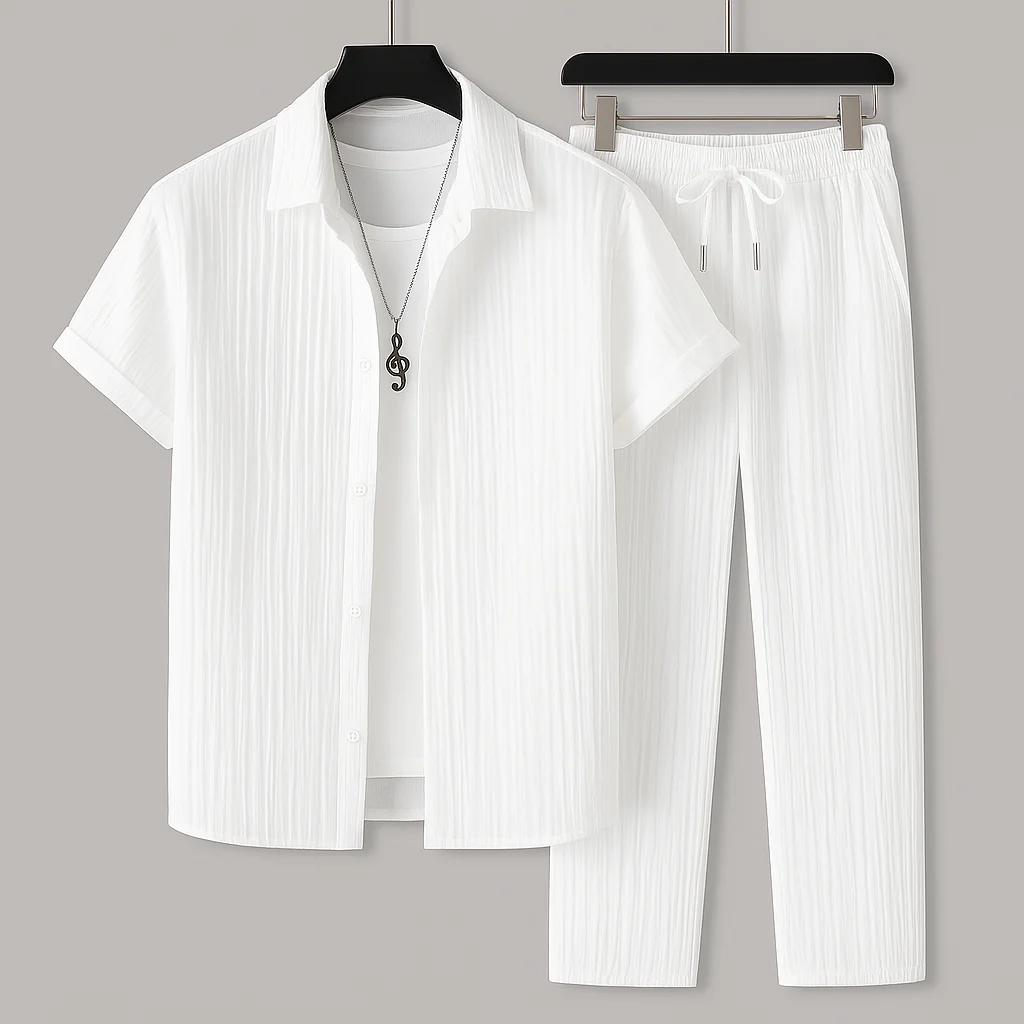 COMPLETO ELEGANTE IN LINO
