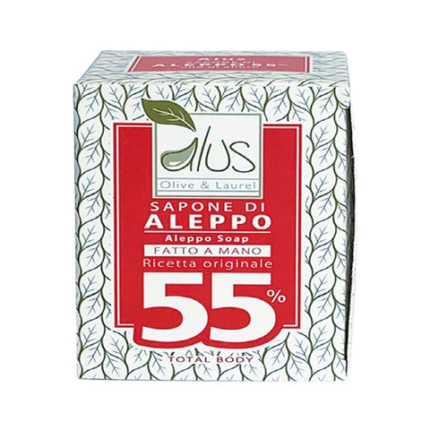 Sapone di Aleppo al 55%
